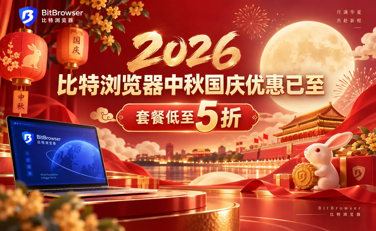 2026比特浏览器中秋国庆优惠已至：套餐低至5折.webp